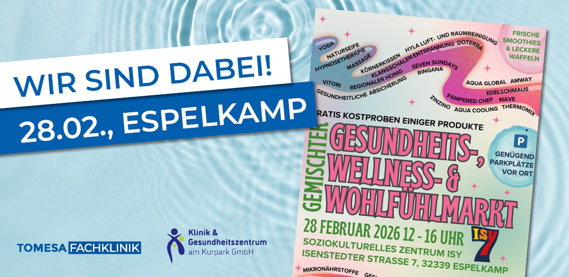 Willkommen in der TOMESA Fachklinik